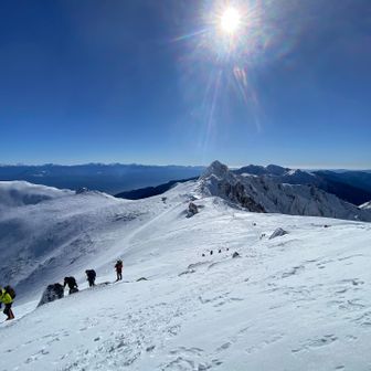 振り返ると幻想的です