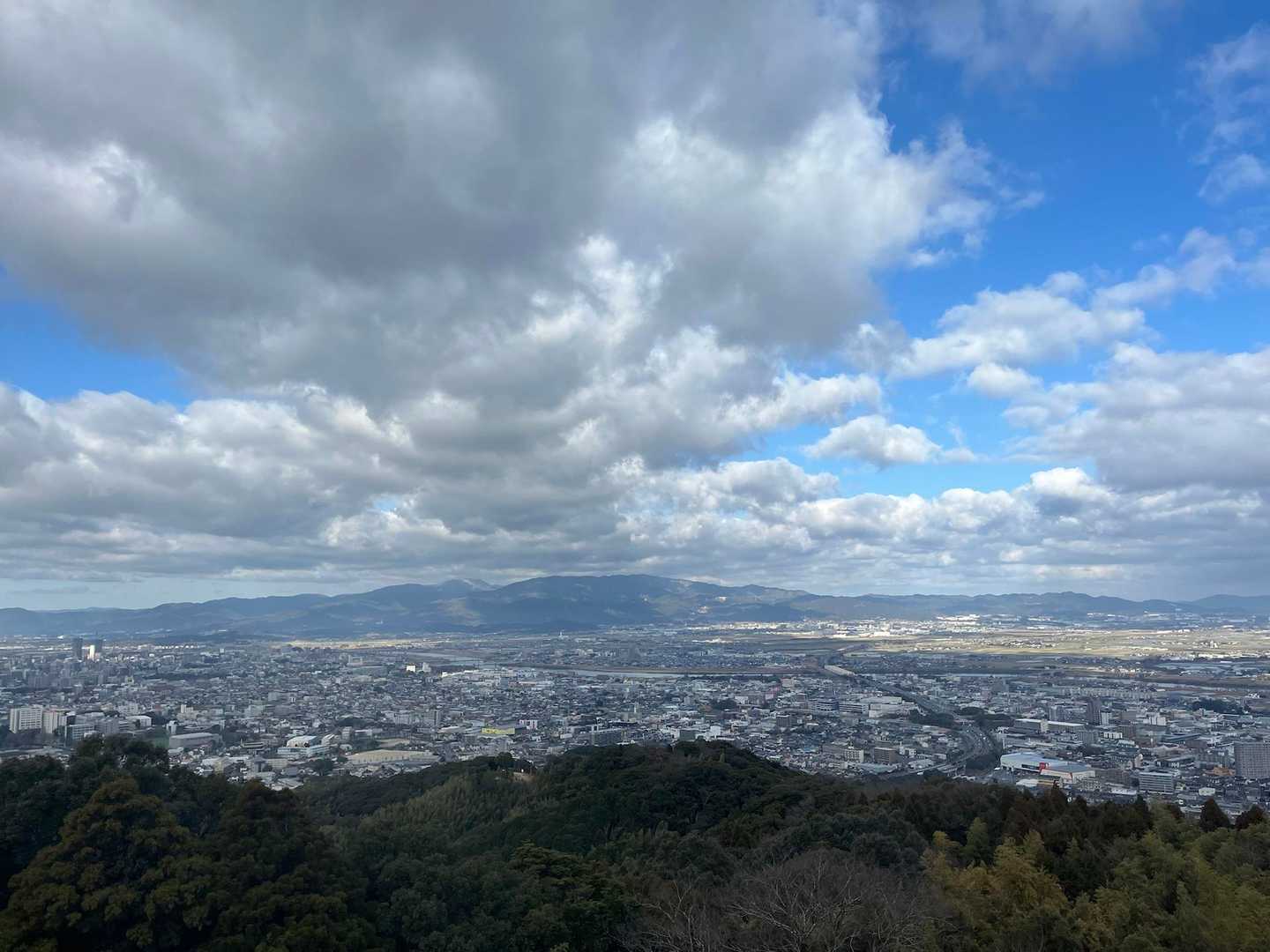 高良大社からの眺め