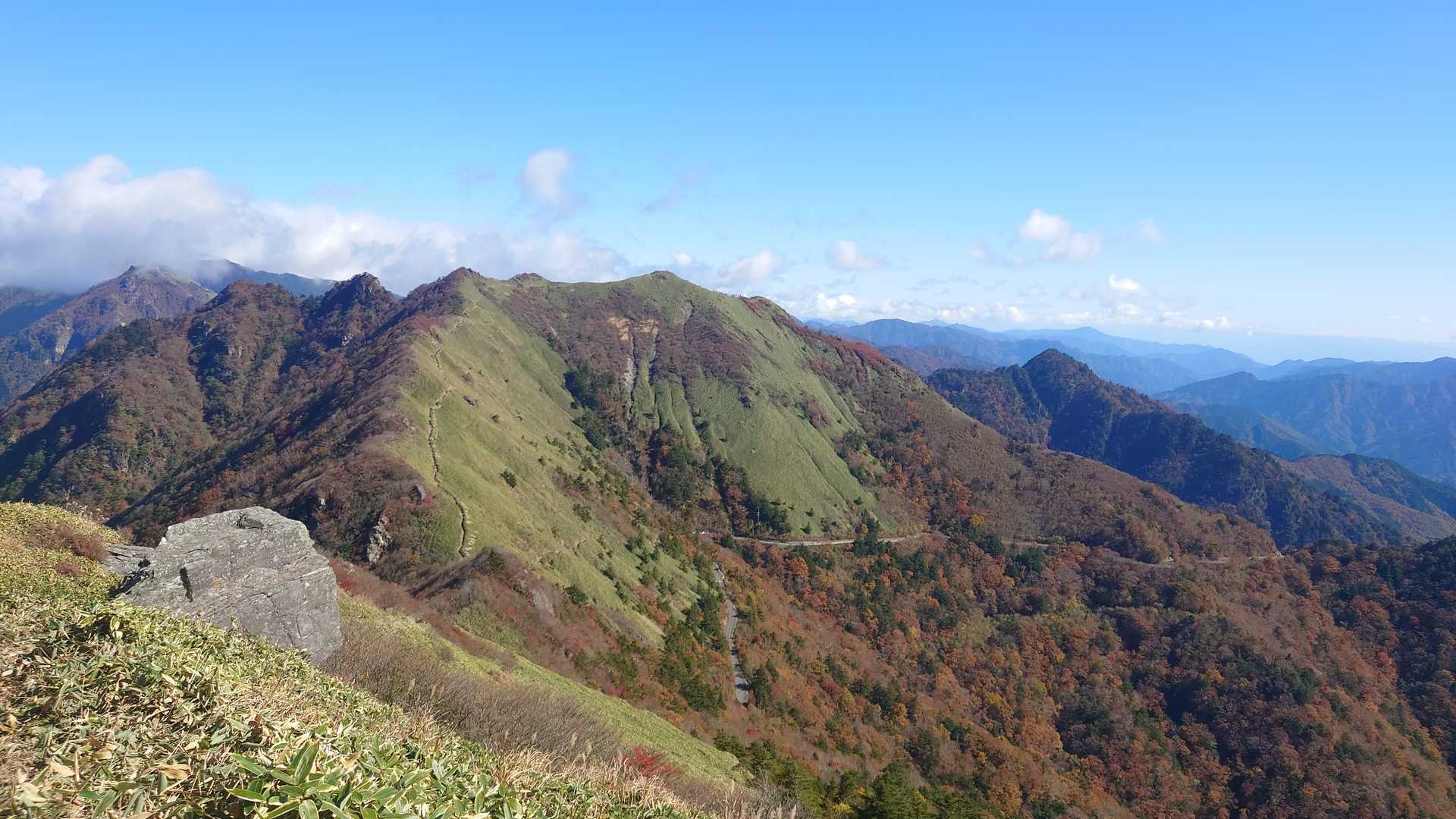 東黒森-伊予富士 往復コースの写真