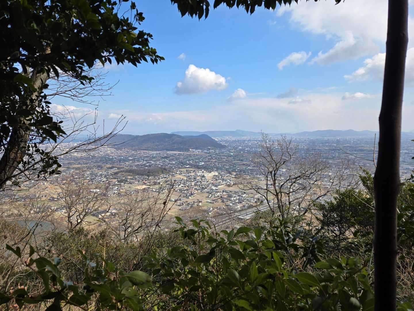 見晴らしがいいとこに出たホットします。
