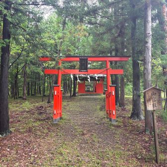 生島足島神社 山宮社