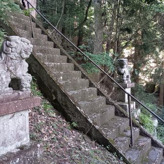 狛犬のところまで戻ってきた。