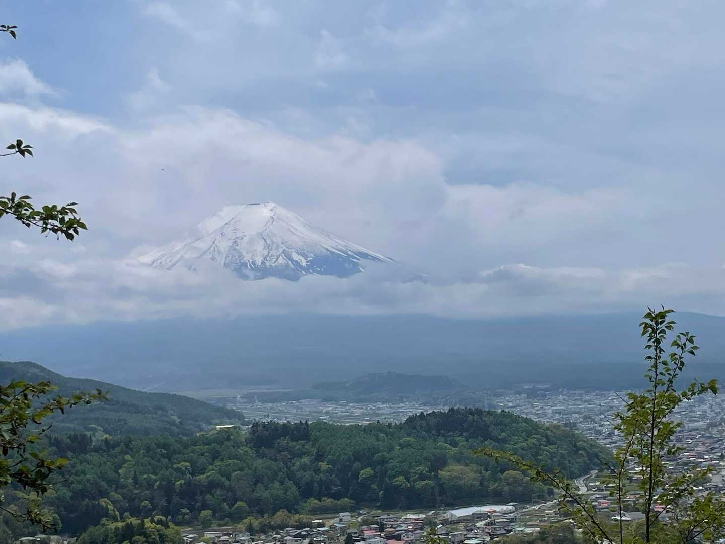 堂尾山公園から今日一番の富嶽🗻に会えました