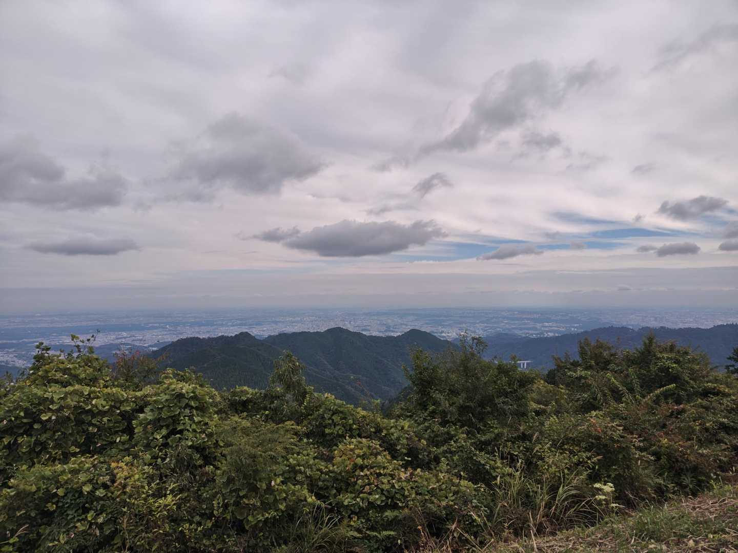 山頂からの景色