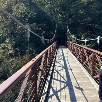 滝見橋
滝を見るためだけの橋かな？向こう側は行き止まり