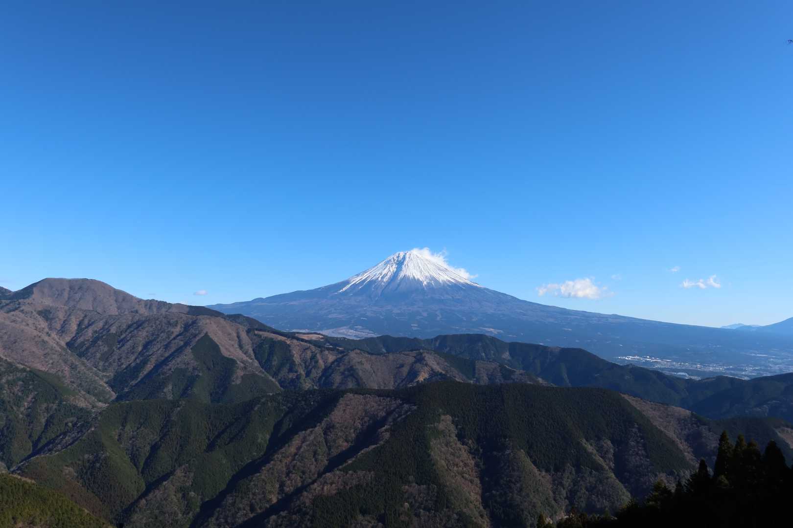下山時に展望ポイントでもう一度撮影