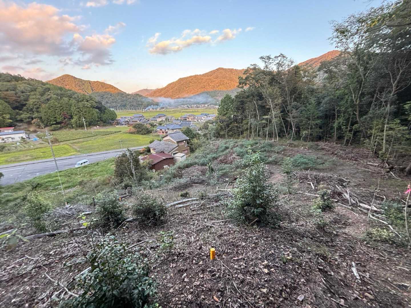 登山口まで降りました