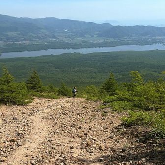 一足先に下山するYAMAちゃん
駐車場🅿️には茂辺地さんの🚗あり