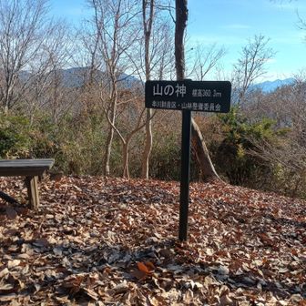 山の神
ここもピークだった