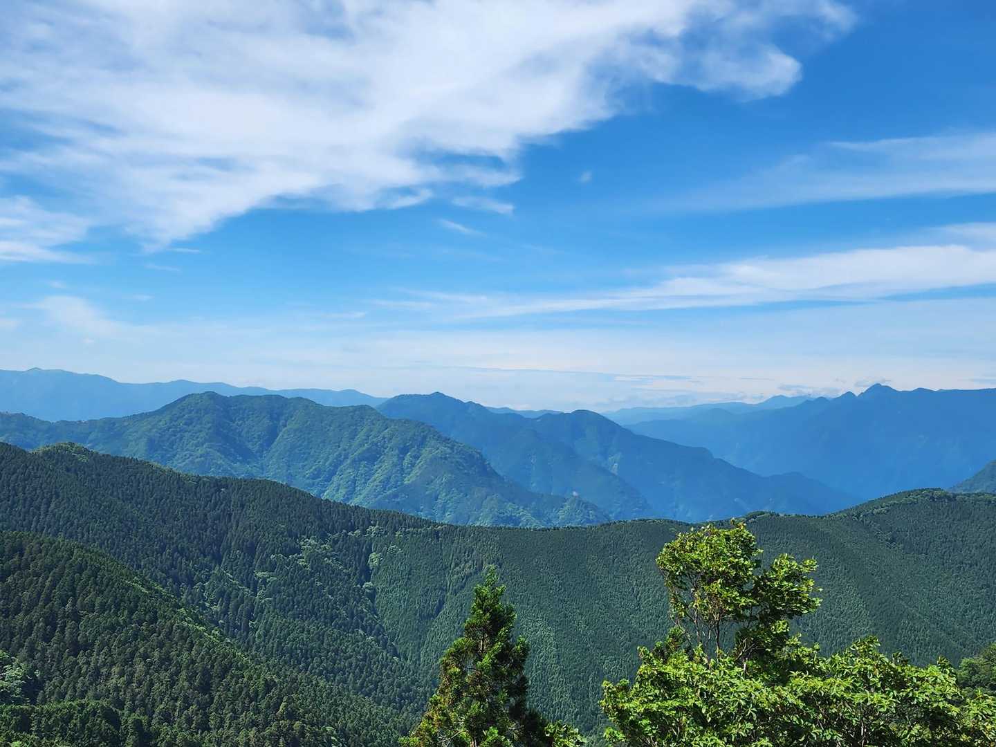 大鏡池-小屋ノ尾ノ頭-薊岳 往復コースの写真