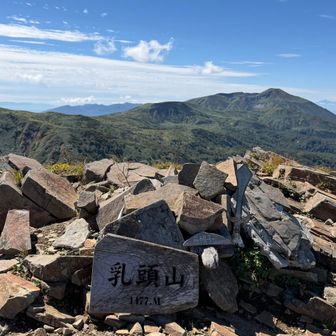乳頭山 登頂