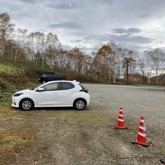 駐車場戻ってきました
お疲れ山でした