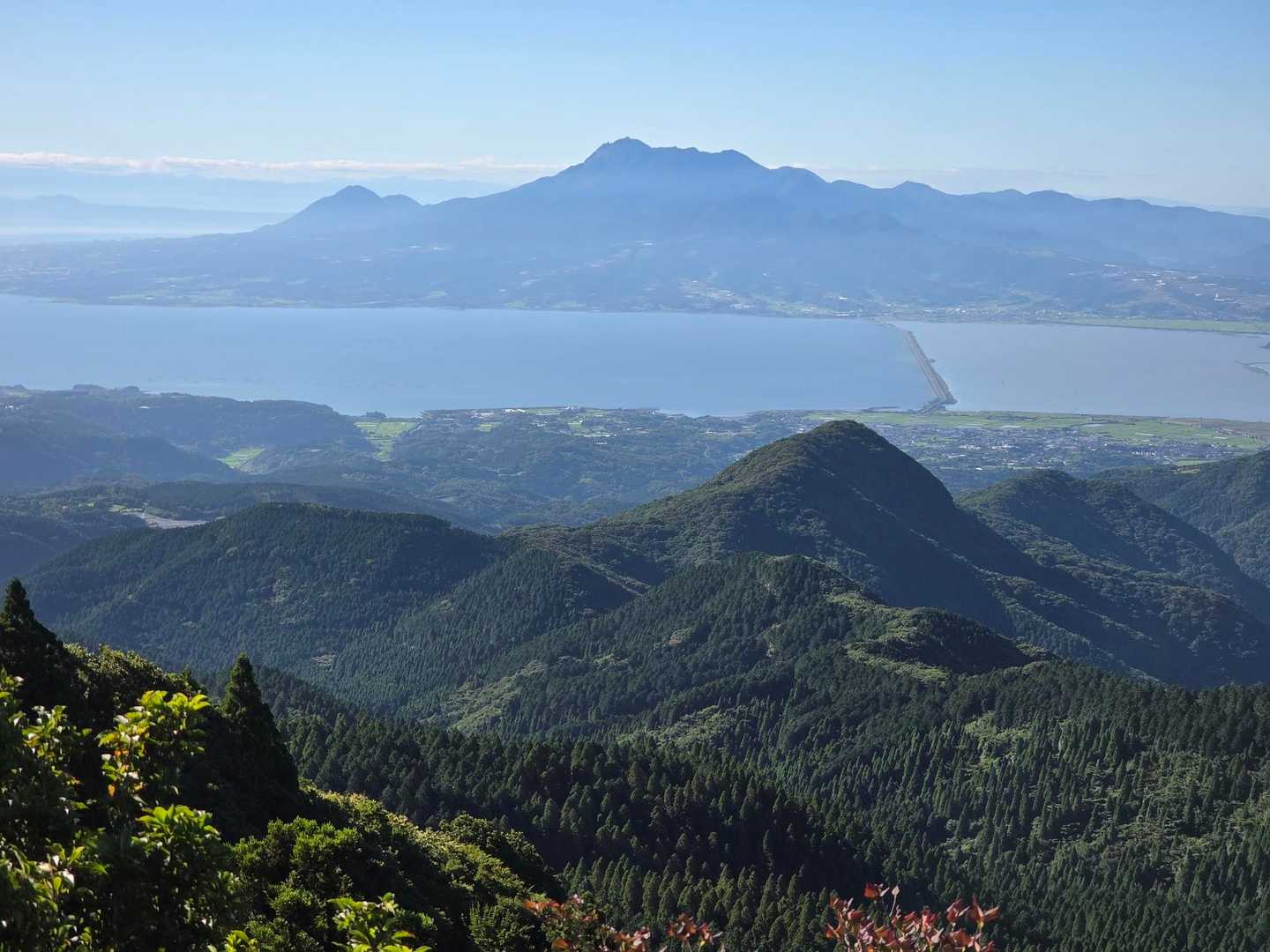 展望岩から今日の雲仙岳📷