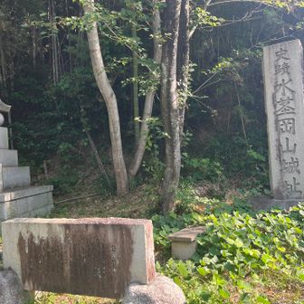 水茎岡山城(みずぐきおかやまじょう)🏯足利12代将軍義晴と関係のあるお城との事