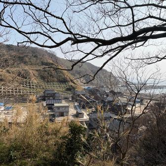 空地が目立つ、深見集落