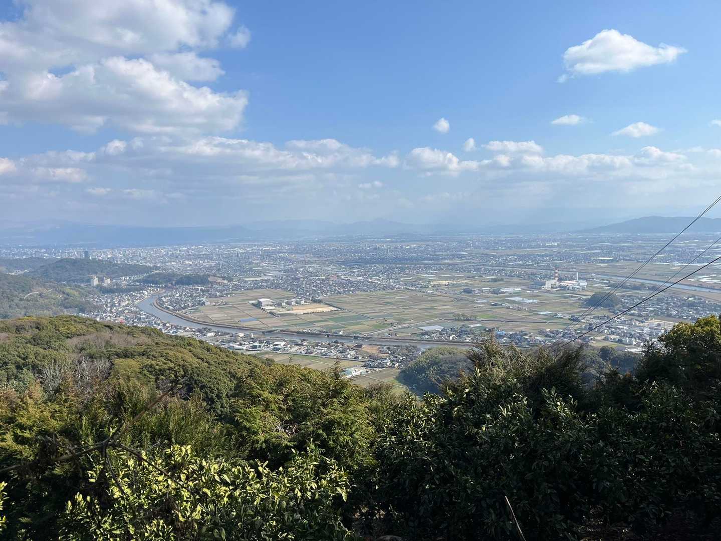 下山途中の景色。