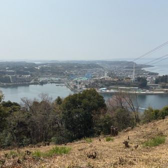 ロープウェイ駅の裏側から
