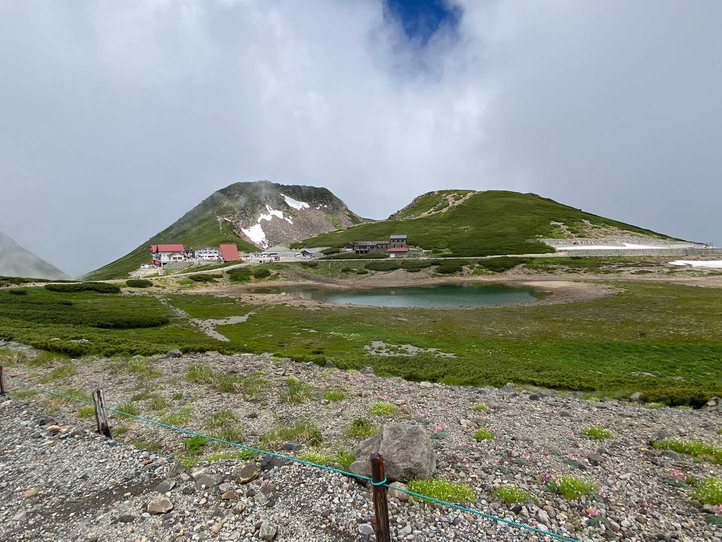 乗鞍山頂バス停-富士見岳口 往復コースの写真