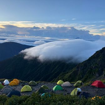 テント⛺️と富士山🗻
