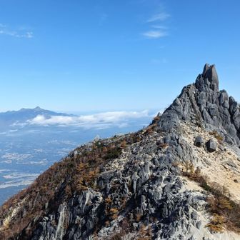 地蔵岳越しの八ヶ岳