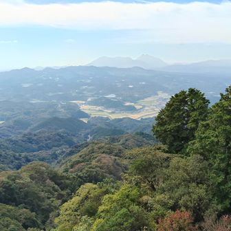 ここでも遠くに由布岳✨️