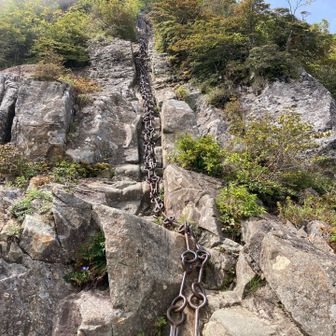 三の鎖　ここをクリア出来れば山頂です。