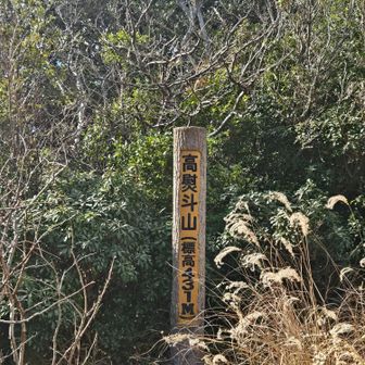 五島で山頂表示がある山は珍しい
（鬼岳、七ツ岳とここだけでした）