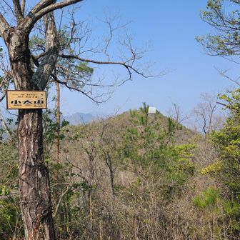 目の前の山にそびえ立つ、怪しい白い板！パ◯ウェーブか？(古い！
ここが本日の最高峰⛰️