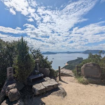 右から弓削島、因島