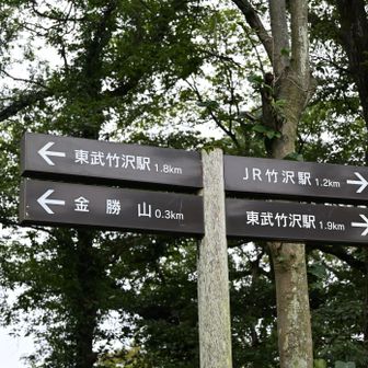 金勝山方面へ