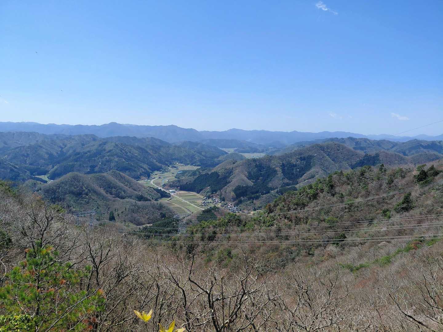 国道173号線がよく見える
