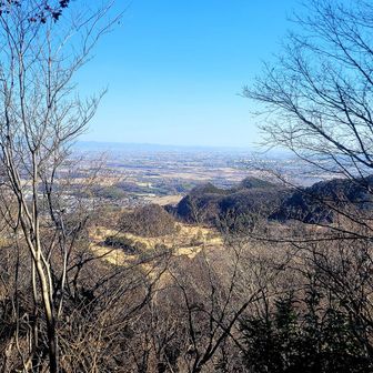 少し景色が開ける所