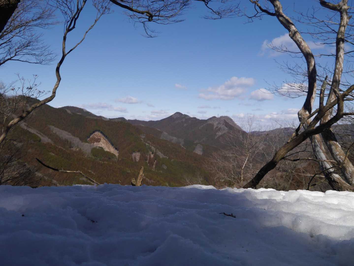 伊豆ヶ岳登山口-ツガの木台-長岩峠-伊豆ヶ岳-山伏峠 周回コースの写真