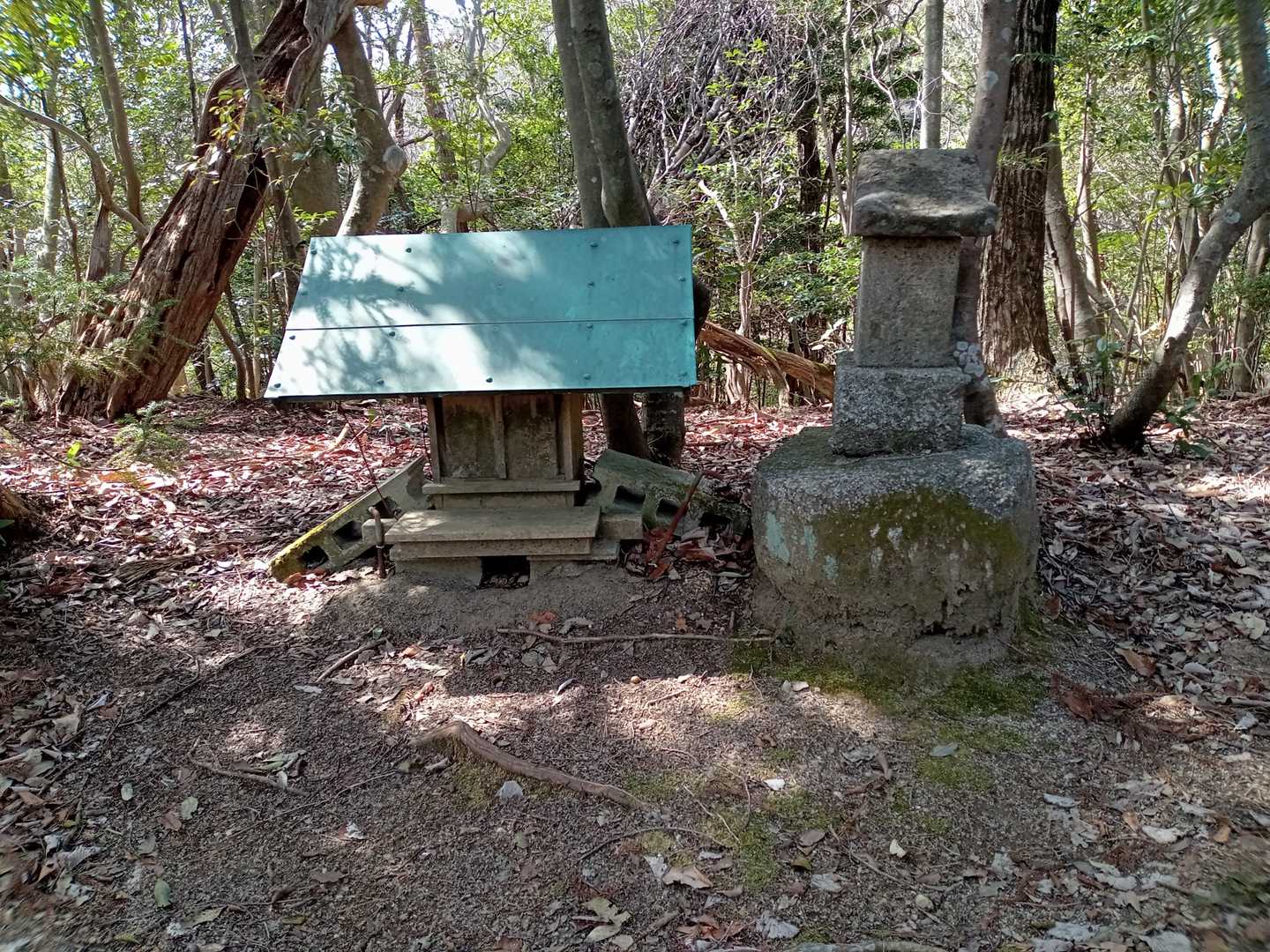 石畳ふれあい広場バス停-取付-高根山-折平山 周回コースの写真