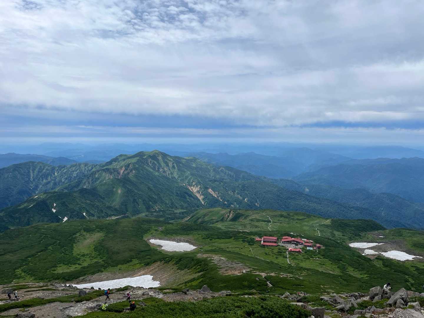 別山と室堂