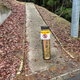 展望台は倒壊してるので立ち入り禁止