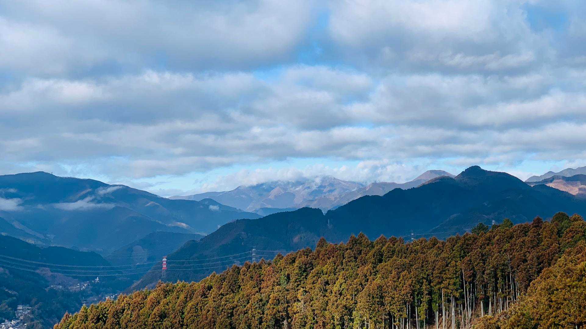 軍畑駅-青梅丘陵ハイキングコース入口-雷電山-辛垣山-名郷 縦走コースの写真