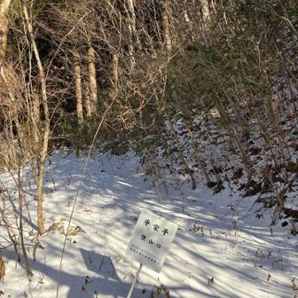 ここから入る。
地図で確認すると高藪ルートより距離は長いけど急登は少ないはず！