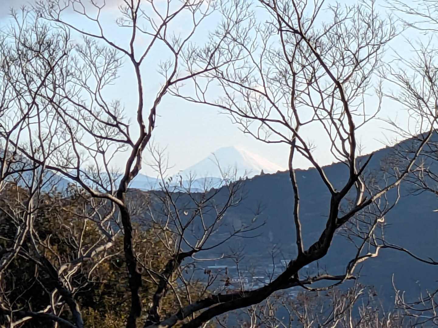 浜松からは
小さいけど富士山みえます✨