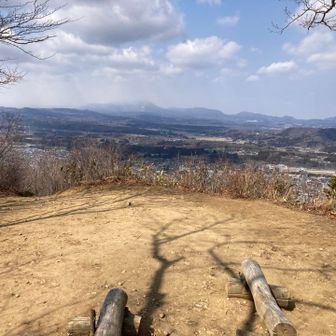 こちらは北側を望む見晴台
泉ヶ岳は雪が降ってる？