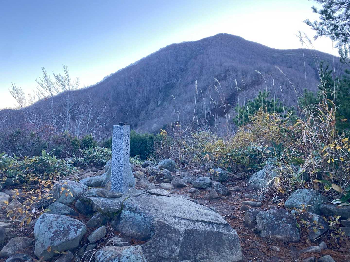 北面白山登山入口-三沢山-面白山 往復コースの写真