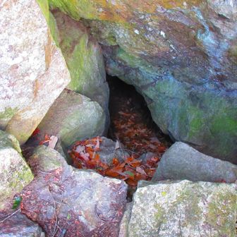 窟内に聖徳太子彫刻の十三仏
以前、入ったことが有る