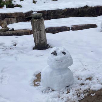 誰か作の雪だるま☃️