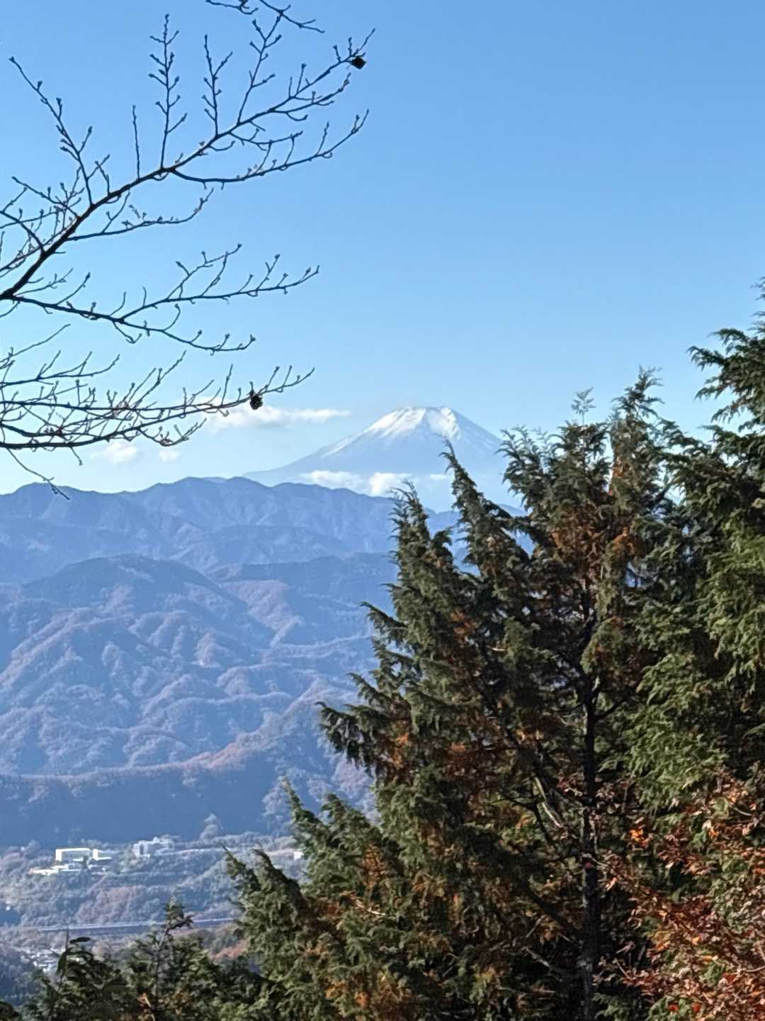 ここからも富士山おはよう😃