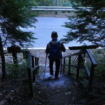 出発地点に戻って来ました。