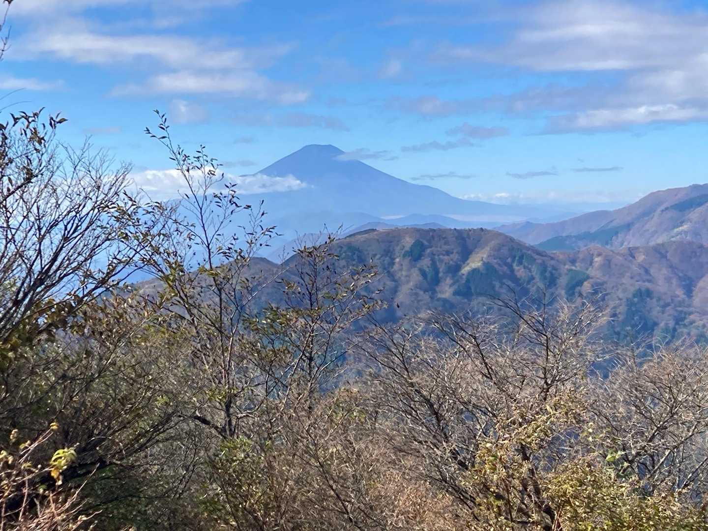 境沢ノ頭-ミズヒノ頭-西沢ノ頭-大山-頂上登山口-大山ケー 縦走コースの写真