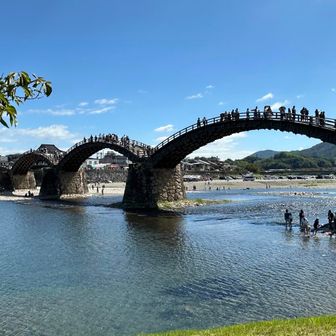 最後の名所・錦帯橋