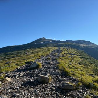 白馬岳を振り返る
