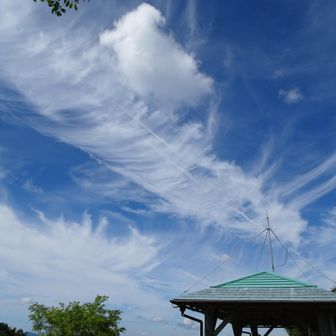 青空が秋っぽい