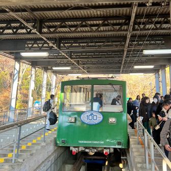 帰りはケーブルカーで、スイスイと